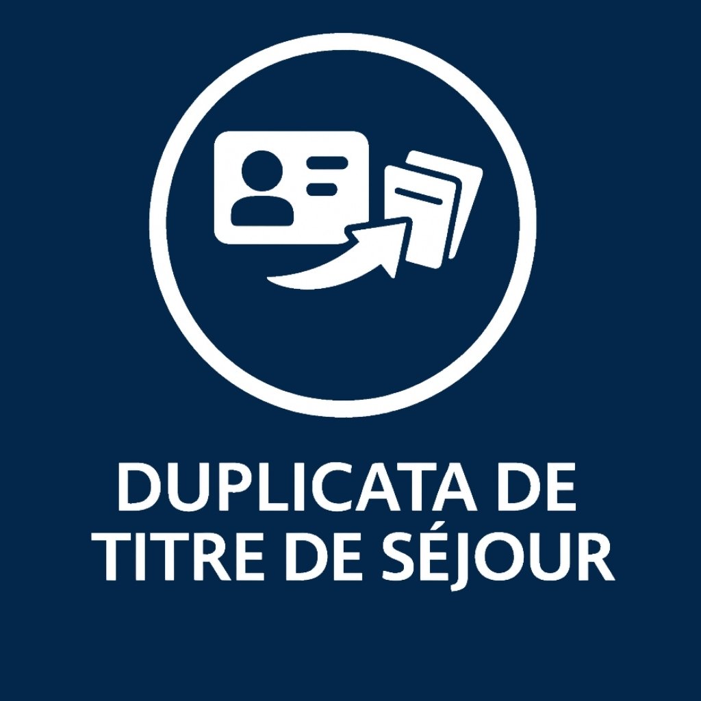 Duplicata de titre de sejour Prefecture